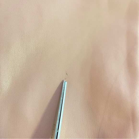 Anthropologie Bishop + Young SOFT Faux Leather Pink Sleeveless Top Sz Small NWT - Picture 7 of 7